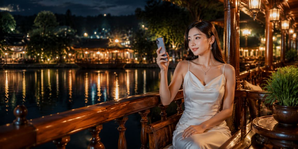 Người dùng Đà Lạt tra cứu kèo cá cược thể thao trên điện thoại tại quán cà phê